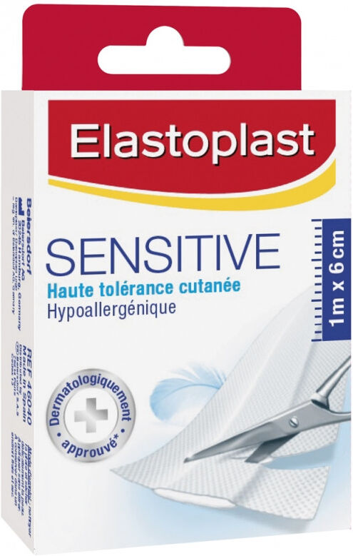 Elastoplast Pansements Sensitive peaux sensibles - 10 bandes de 1 m x 6 cm Elastoplast Pansements Sensitive peaux sensibles - 10 bandes de 1 m x 6 cm