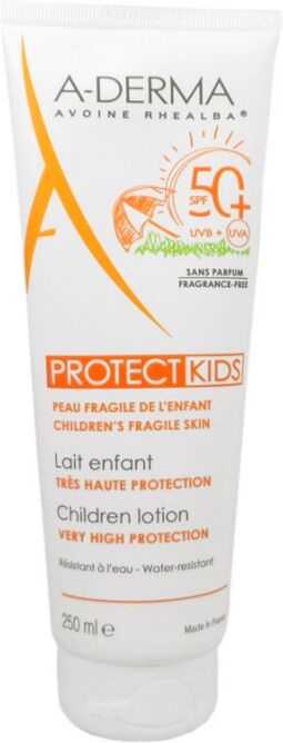 Aderma A-Derma Protect kids lait enfant spf50+ - 250 ml Aderma A-Derma Protect kids lait enfant spf50+ - 250 ml