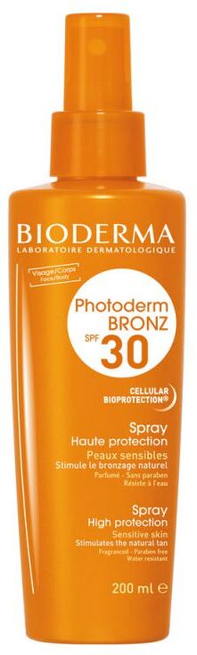 Bioderma spray solaire photoderm bronz 30 spf 200 ml Bioderma spray solaire photoderm bronz 30 spf 200 ml