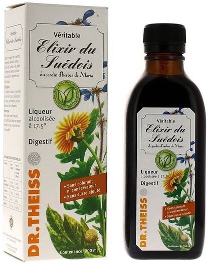 Dr. Theiss Naturwaren Dr.Theiss Élixir du suédois - 200ml Dr. Theiss Naturwaren Dr.Theiss Élixir du suédois - 200ml