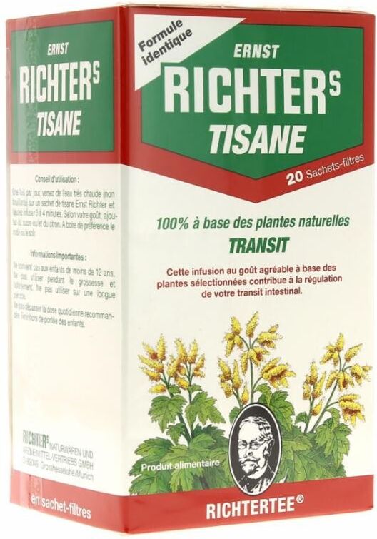Dr. Theiss Naturwaren Ernst Richter's tisane - 20 sachets Dr. Theiss Naturwaren Ernst Richter's tisane - 20 sachets