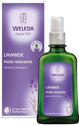 Weleda huile relaxante à la lavande - flacon pompe de100 ml Weleda huile relaxante à la lavande - flacon pompe de100 ml