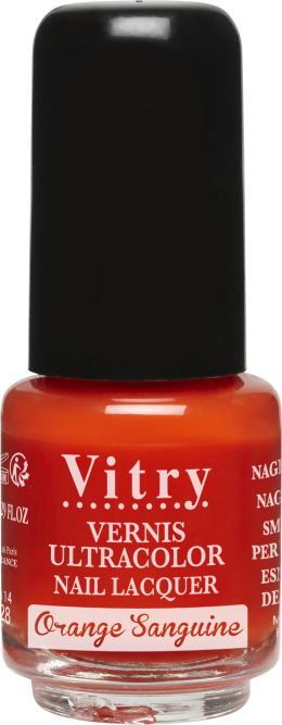 Vitry vernis à ongles orange sanguine 4 ml Vitry vernis à ongles orange sanguine 4 ml