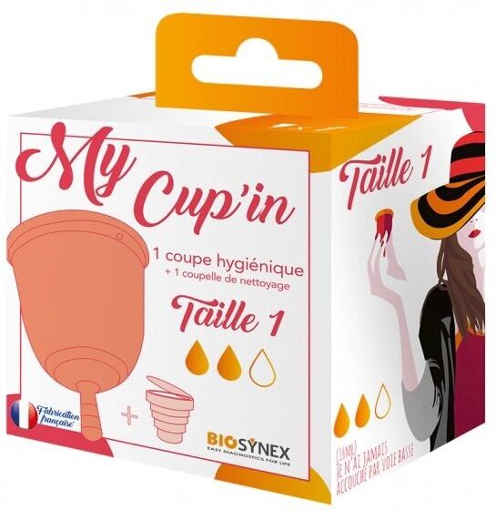 Biosynex My Cup'in coupe hygiénique taille 1 - 1 unité Biosynex My Cup'in coupe hygiénique taille 1 - 1 unité