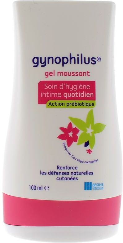 Gynophilus gel moussant soin hygiène intime 100ml Gynophilus gel moussant soin hygiène intime 100ml