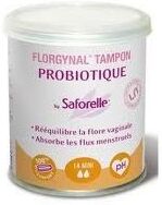 Saforelle Florgynal Tampon Probiotique Sans Appli Boite de 14 Saforelle Florgynal Tampon Probiotique Sans Appli Boite de 14