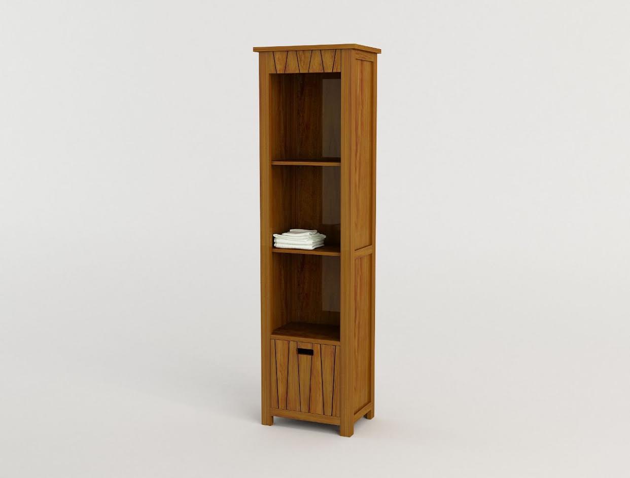 Saniteck Colonne salle de bain teck borneo Saniteck Colonne salle de bain teck borneo