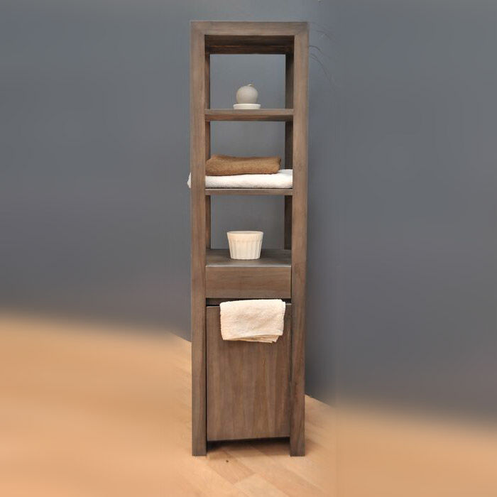 Saniteck Colonne salle de bain teck A3 Saniteck Colonne salle de bain teck A3