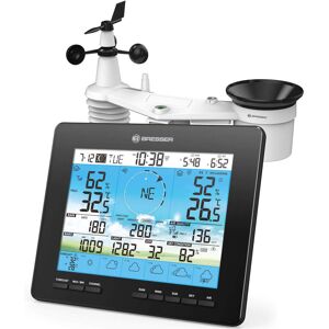 BRESSER Station Météo  Pro   wifi  avec ecran couleur, capteur 7 en 1  solaire, prévisions à 6 Jours BRESSER NB-7003210