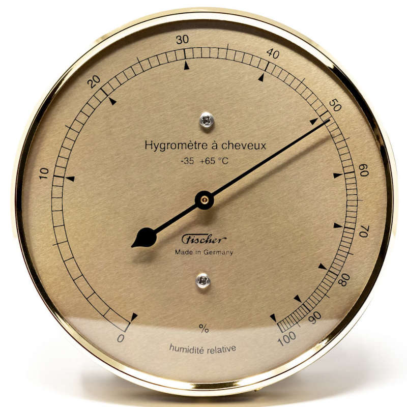 Fischer Hygromètre à cheveu de précision diamètre 100mm Fischer F-1XX