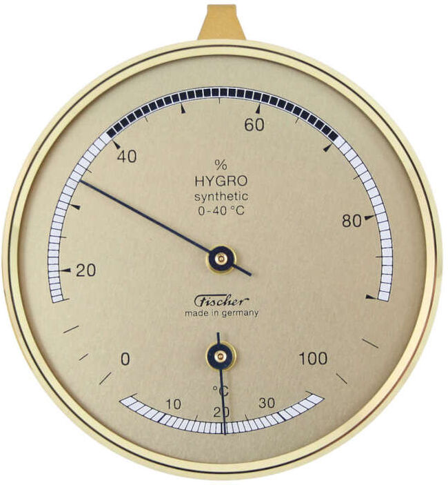 Fischer Hygromètre synthétique avec Thermomètre diam. 87 mm Fischer F-123T Fischer Hygromètre synthétique avec Thermomètre diam. 87 mm Fischer F-123T