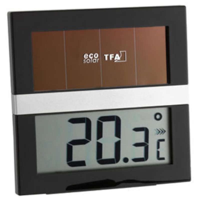 TFA Thermomètre digital solaire TFA T301037