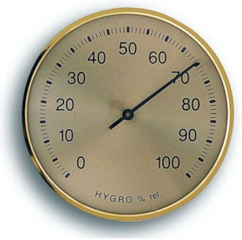 Hygromètre à encastrer Doré diamètre 45 à 95  mm  °HDL Hygromètre à encastrer Doré diamètre 45 à 95  mm  °HDL