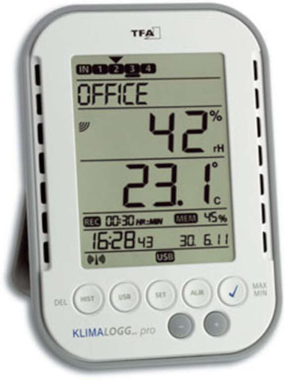 TFA Thermomètre /hygromètre Enregistreur avec connexion  USB sans fil TFA T303039 TFA Thermomètre /hygromètre Enregistreur avec connexion  USB sans fil TFA T303039