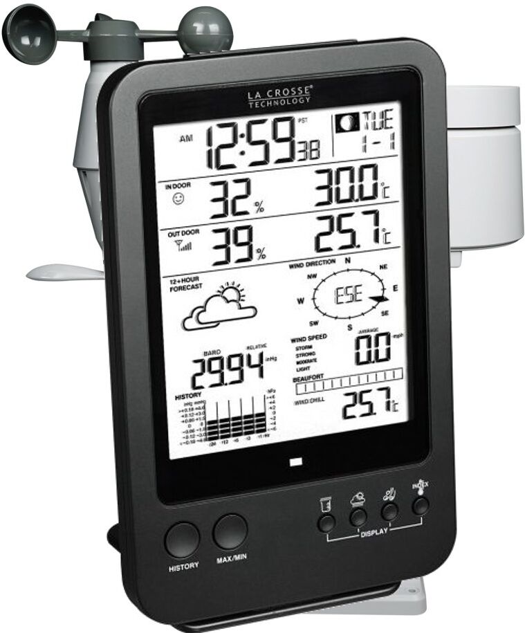 LA CROSSE TECHNOLOGY Station Météo  Pro complète avec alarmes et capteur 5 en 1 (sans connexion PC) LA CROSSE TECHNOLOGY WS1650 LA CROSSE TECHNOLOGY Station Météo  Pro complète avec alarmes et capteur 5 en 1 (sans connexion PC) LA CROSSE TECHNOLOGY WS1650