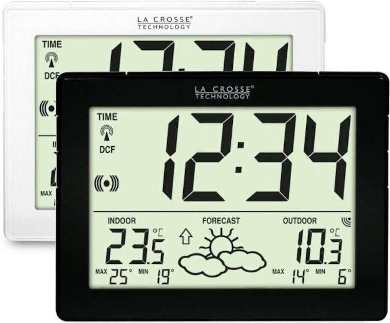 LA CROSSE TECHNOLOGY Horloge et Station Météo  avec température extérieur sans fil LA CROSSE TECHNOLOGY WS9180 LA CROSSE TECHNOLOGY Horloge et Station Météo  avec température extérieur sans fil LA CROSSE TECHNOLOGY WS9180