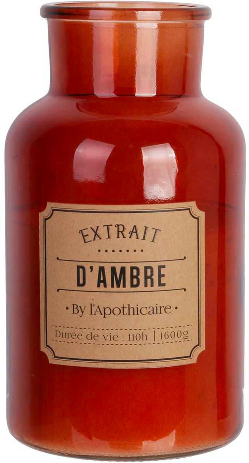 Bougie artisanale parfumée en céramique - BlancheporteComme une échappée dans les officines d’apothicaire, cette bougie aux accents vintage diffuse une senteur ambrée très agréable et réchauffe délicieusement l’ambiance. On craque pour son joli flacon au 