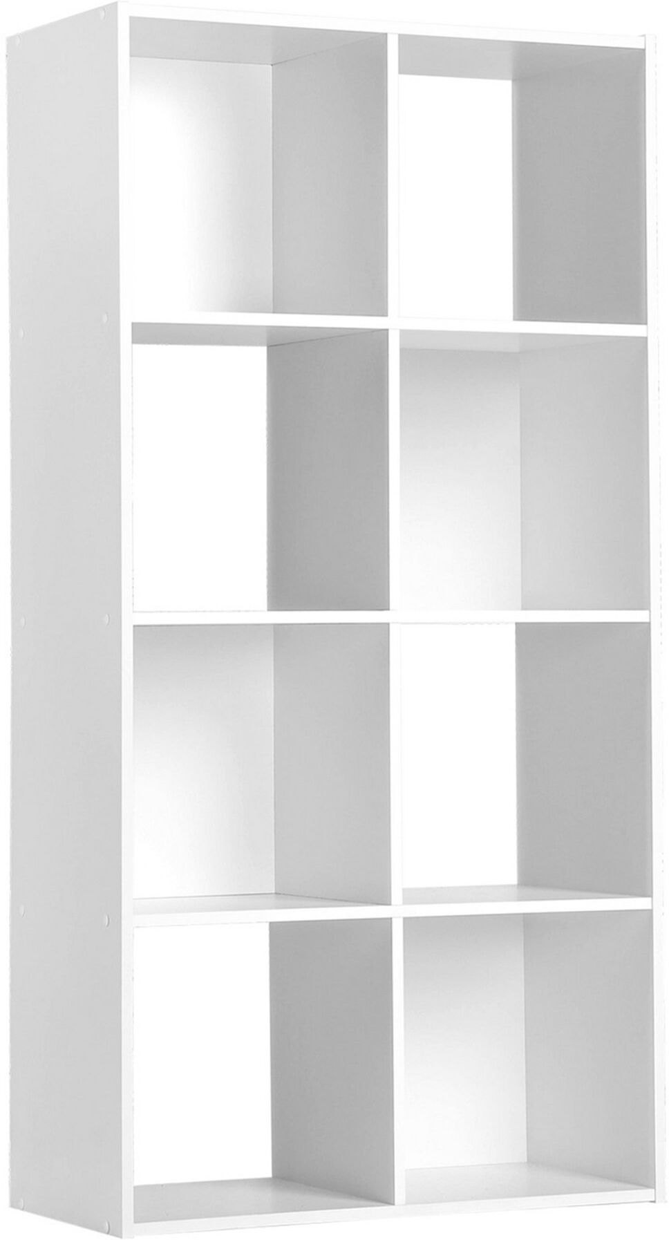 Meuble de rangement ORIGAME – 8 cases - BlancheporteUn meuble bibliothèque très moderne avec son jeu de cases avec et sans fond qui vient moduler la structure et sa finition blanche à la fois intemporelle et actuelle. Ses dimensions compactes n’entament