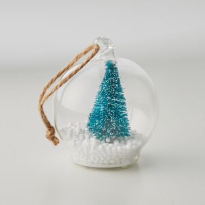 Blancheporte Boule lumineuse à suspendre - BlancheporteBoule de Noël à accrocher dans le sapin avec lumière LED intégrée éclairant un sapin avec un bel effet neige ! Sublime suspension en verre qui fait rayonner l'arbre de Noël.UnitéUnique