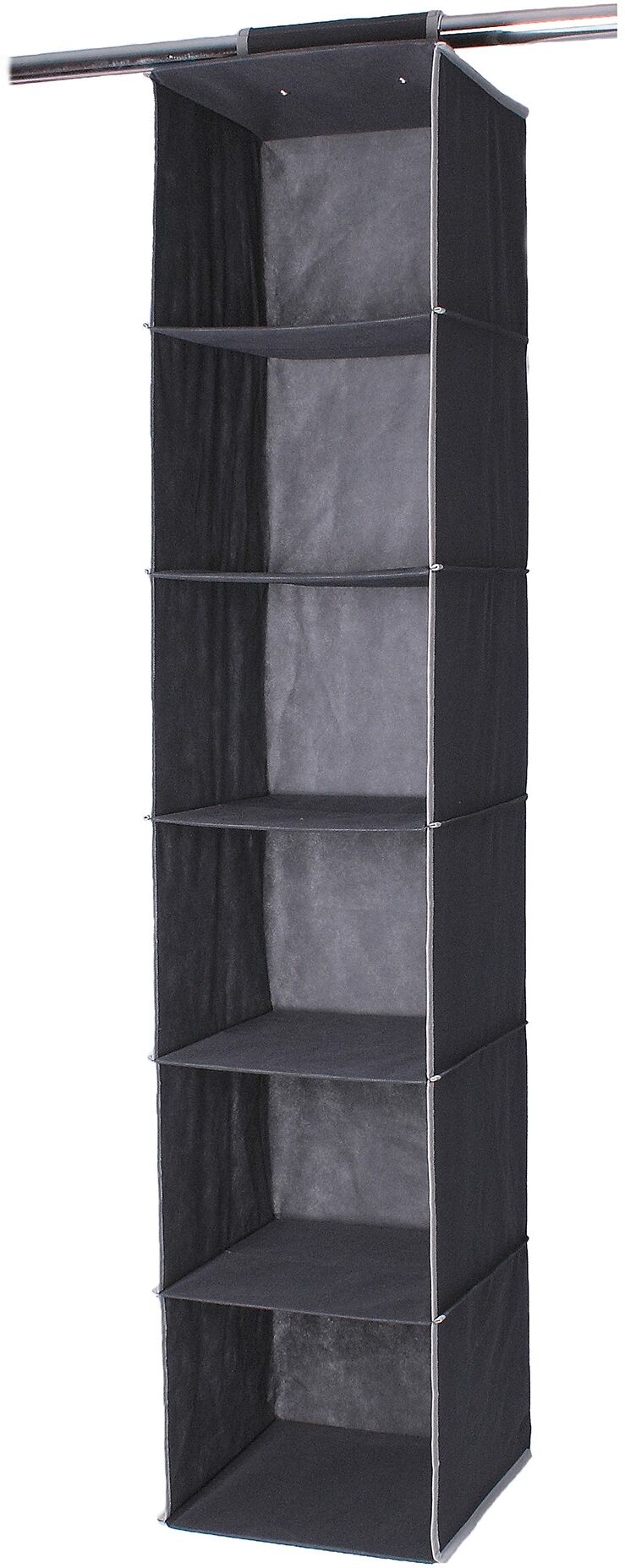 Étagère à suspendre 6 casiers - BlancheporteVous manquez d'espaces pour ranger vos vêtements ? Vous souhaitez plus d'ordre dans vos armoires ? Nous avons la solution : l'étagère à suspendre ! Avec ses 6 compartiments et ses dimensions pratiques, elle met