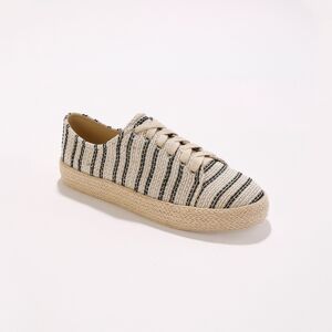 Blancheporte Tennis compensées semelle corde à motifs - BlancheporteEsprit espadrille pour cette tennis en toile qui mise sur une semelle compensée à l'effet corde très estivale. Un modèle terriblement craquant avec ses couleurs et ses matières naturellem