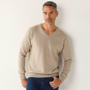 Pull pur coton col V manches longues - BlancheporteL'essentiel pull