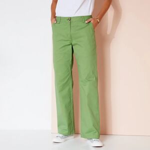 Blancheporte Pantalon chino large, coton stretch - BlancheporteLa coupe large du moment déclinée dans un style chino léger et rafraîchissant ! On ne peut résister à son confort, ni à son allure décontractée actuelle. Accompagné d'un top ajusté ou d'un pul