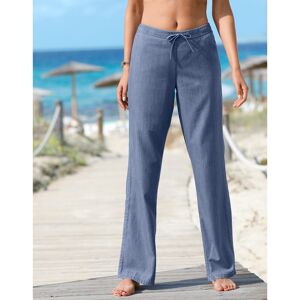 Blancheporte Pantalon large droit, denim léger - BlancheportePantalon parfait pour une belle saison sous le signe du bien-être, de la détente et de la légèreté ! Son denim léger joue la carte du confort et la coupe droite celle du style... Combo parfait a