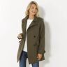 Manteau caban boutonné uni - BlancheporteAffrontez le froid avec beaucoup de chic grâce à ce ravissant manteau caban ! Actualisé dans une gamme de coloris tendance, il traverse les époques sans perdre en style, pour s'accorder à tout votre dressing... on 