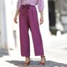 Pantalon raccourci large uni - BlancheporteQue serait l'été sans un pantalon ceinturé ? Large et raccourci, il offre une allure cool sans manquer de chic. Décontracté avec un tee-shirt ou plus élégant en blouse, il vous donnera des envies de vacances et d