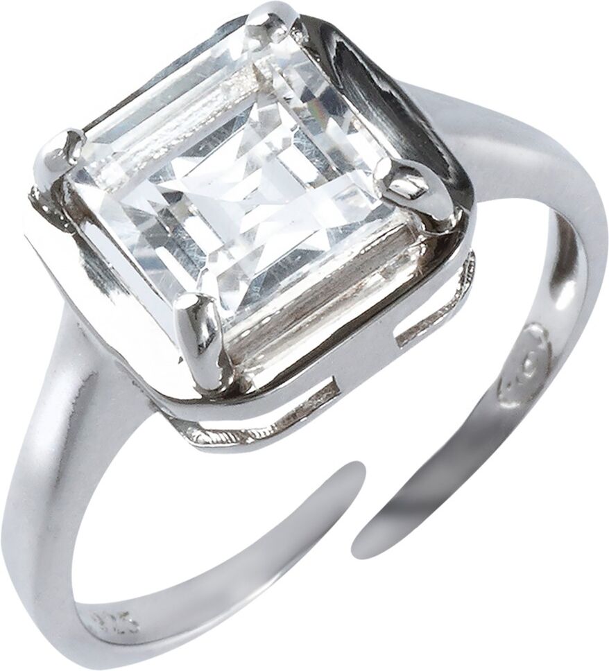 Blancheporte Bague réglable argent et pierre carrée en Cristal de Roche - BlancheporteCette bague sublimera votre main et éblouira toutes vos tenues ! Elégante, elle rayonne avec sa pierre carrée en Cristal de Roche.UnitéArgent