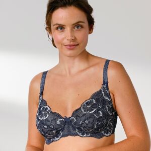 Blancheporte Soutien-gorge microfibre et dentelle bicolore forme corbeille Pahala – avec armatures - BlancheporteOn aime cette dentelle raffinée animée de fils brillants qui donnent toute la magie à la ligne Pahala de Confidence Lingerie®. Son soutien-gor