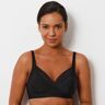 Soutien-gorge Feel Good support microfibre - sans armatures - 90D - Noir - PlaytexLe soutien-gorge sans armatures Feel Good Support de Playtex® se porte au quotidien en toute confiance, s'adapte sans contraintes et se fait rapidement oublier tant il offre