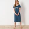 Chemise de nuit version longue – imprimé night sky - BlancheporteLes plus frileuses vont adorer cette version rallongée de la chemise de nuit aux allures de maxi tee-shirt. Le style confort, la douceur jersey et le motif à croquer sont toujours au rendez-