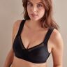 Soutien-gorge minimiseur noir - sans armatures - BlancheporteVous adopterez sans attendre le soutien-gorge minimiseur grâce à cette petite merveille à l'effet cache-coeur actuel : il galbe et affine la silhouette tout en jouant avec la transparence du tul