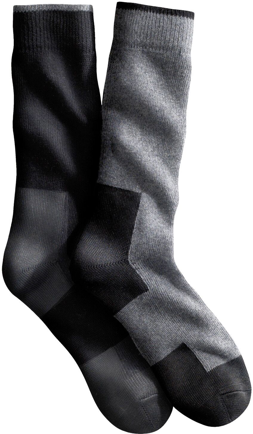 Mi-chaussettes de sécurité - lot de 2 paires - 47/50 - Noir - LabonalÉpaisses et résistantes, ces mi-chaussettes Labonal® sont recommandées avec le port des chaussures de sécurité, des bottes, etc. Elles en améliorent le confort ! Fabrication Française, n