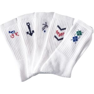 Blancheporte Mi-chaussettes motifs sport - lot de 10 paires - BlancheporteDouces et bien absorbantes, ces chaussettes sont étudiées pour la pratique du sport... tout confort !35/38Blanc