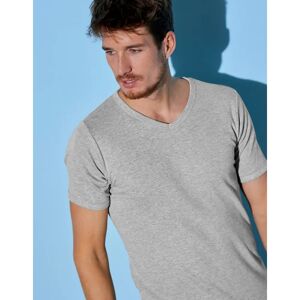 Blancheporte T-shirt sous-vêtement homme col V - lot de 3 - BlancheporteQualité supérieure 100% coton pour un T-shirt tout en douceur et confort du coton côtes 1x1.2XLGris