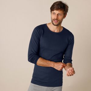 Blancheporte Tee-shirt sous-vêtement homme col rond manches longues dos long coton - lot de 2 - BlancheporteUn lot de 2 tee-shirts bien longs en coton interlock Thermoperle® pour vous réchauffer en douceur ! La grande longueur du dos permet de bien couvri