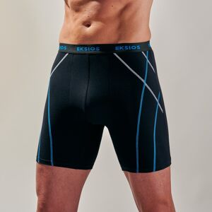 Blancheporte Boxer long à surpiqûres coupe short - lot de 2 - BlancheporteSensation parfaite, confort seconde peau et coupe tout simplement idéale... Coupe short classique et surpiqûres contrastantes pour ces boxers longs vendus par 2.LGris/noir