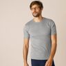 Tee-shirt sous-vêtement homme col rond manches courtes polyester - lot de 2 - 93/100 - Gris - ThermoperleLa grande longueur du dos permet de bien couvrir les reins et le bas du dos... Indispensable pour les frileux, le tee-shirt vous couvre de douceur et 