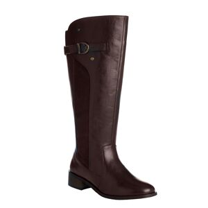 Blancheporte Bottes cavalières cuir mollets réglables - BlancheporteCes bottes style cavalières sont parfaites pour toutes celles qui ont le pied large et qui cherchent de l'aisance sur le mollet. Le petit talon bien stable en fait des bottes quotidiennes