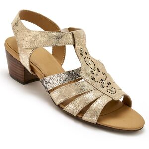 PédiConfort Sandales cuir fantaisie et petits clous Pédiconfort® - 40 - Beige - PédiconfortFan des chaussures qui brillent l’été ? Ces sandales revendiquent leur potentiel glamour avec en plus la promesse du confort à chaque pas. Appréciées pour leur conc