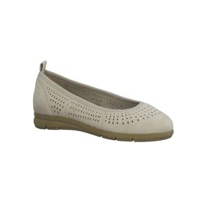 Tamaris Ballerines dessus cuir - largeur confort - 39 - Beige - TamarisLa ballerine est un bon basique, intemporel et confortable, qui s’accorde avec beaucoup de vos tenues. Celles-ci, signées Tamaris Comfort®, apportent une note de fantaisie et de fémini