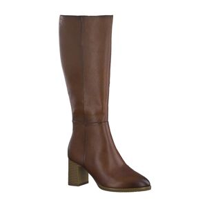 Tamaris Bottes zippées dessus cuir - largeur confort - 41 - Marron - TamarisMode et confort sont conjugués avec ces bottes Tamaris Comfort® au bien-être exceptionnel ! Vous aimerez leurs semelles intérieures amovibles pour un chaussant parfaitement adapté