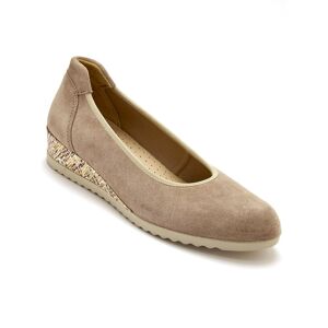 PédiConfort Ballerines petit talon compensé Pédiconfort® - 40 - Taupe - PédiconfortL’éternelle ballerine ne cesse de renouveler son style, au gré de ses détails, matières et finitions. Avec un talon légèrement compensé orné de motifs fantaisie, cette chau