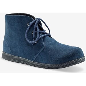 Blancheporte Bottines à lacet en croûte de cuir - BlancheporteCes bottines en croûte de cuir ont une qualité exceptionnelle... parfaits pour l'hiver !37Bleu