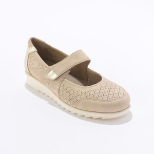 Blancheporte Babies scratchées en cuir ajouré - BlancheporteUne paire confort à adorer tout simplement ! Ces babies en cuir de qualité procurent un maintien parfait grâce à leur bride scratchée tout en séduisant par leur style ajouré. Mention spéciale pou