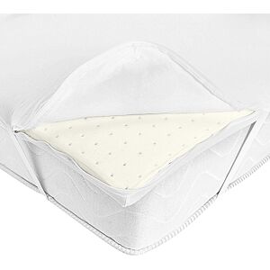 Blancheporte Housse extensible et élastiquée pour surmatelas - BlancheporteNon seulement, elle protège votre surmatelas, mais en plus, elle le maintient parfaitement en place… Bonne idée, cette housse est élastiquée aux 4 coins ! Housse 1 personne : 70x19