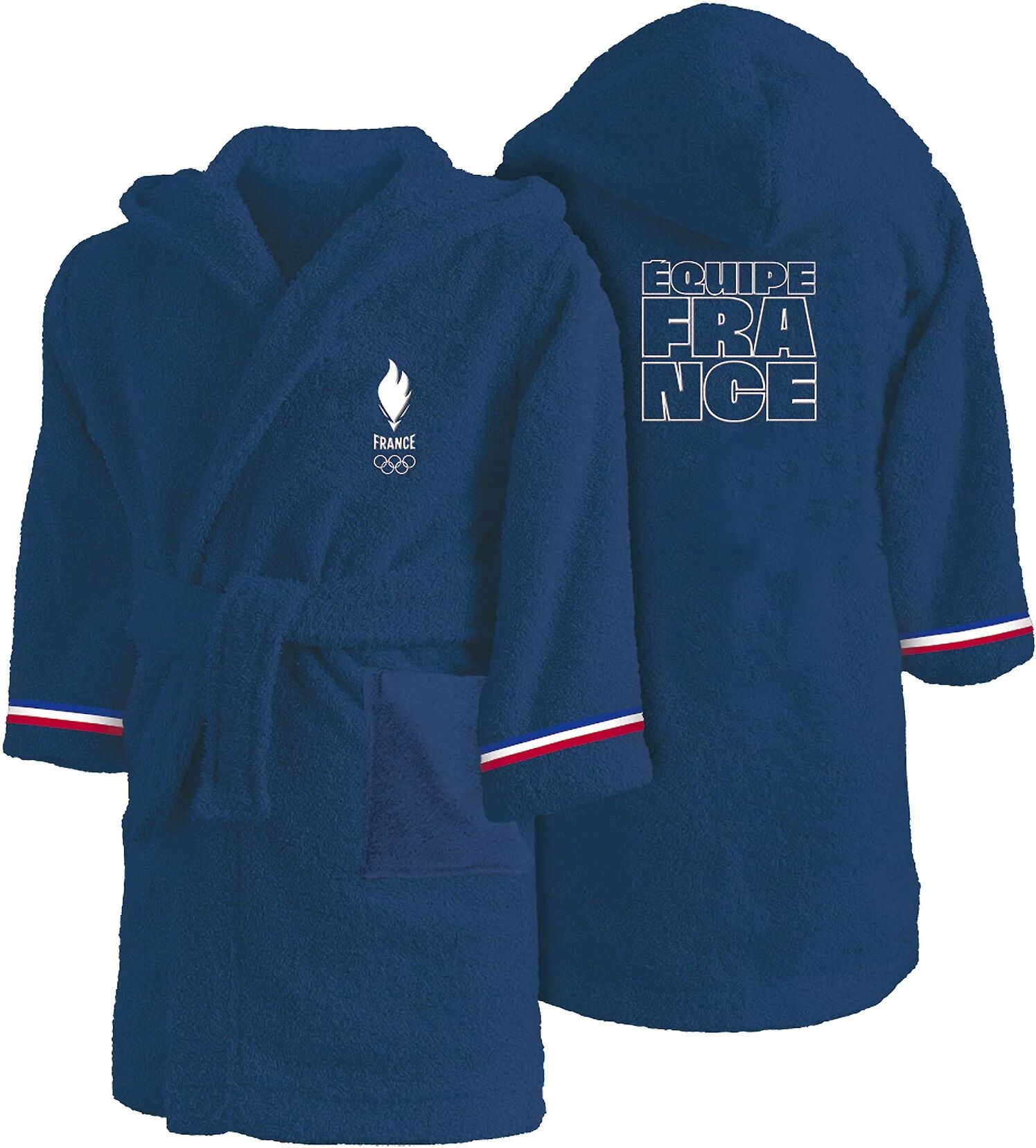 Peignoir enfant Paris 2024® - 6/8 Ans - Bleu - Paris 2024Ce peignoir absorbant est le cadeau idéal pour les grands admirateurs de Paris 2024®. Célèbrez la plus grande fête du sport au Monde en le portant !6/8 ansBleu